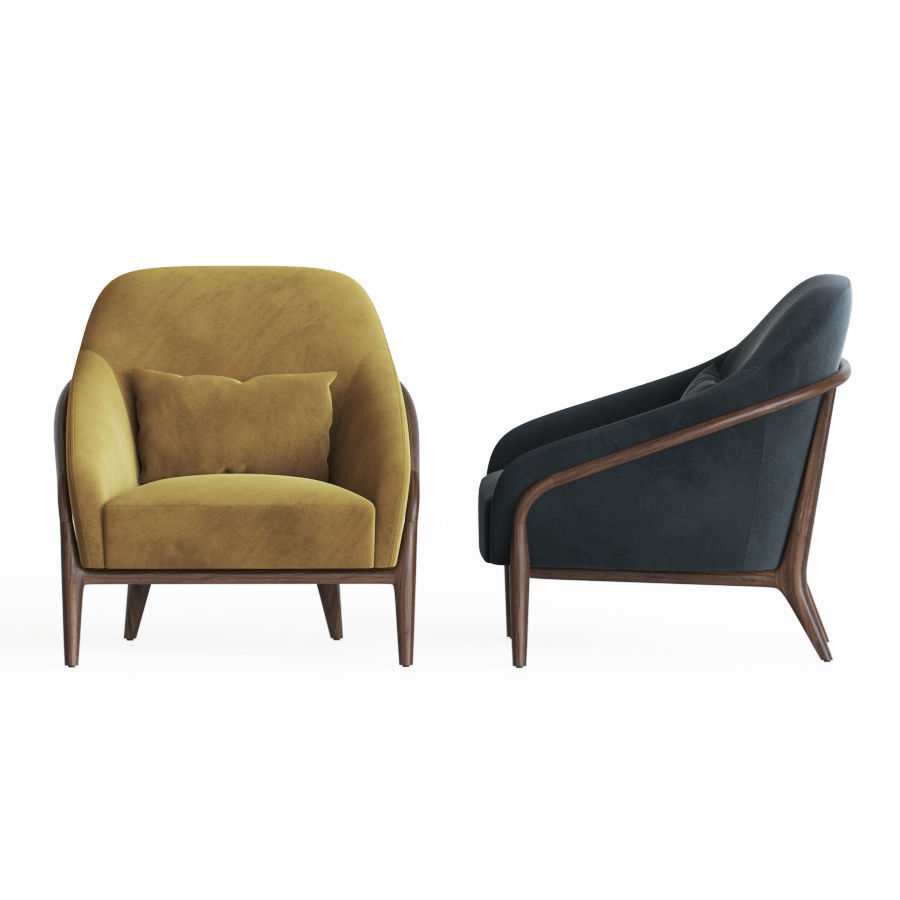 Adele Armchair Designlush 3D model_1