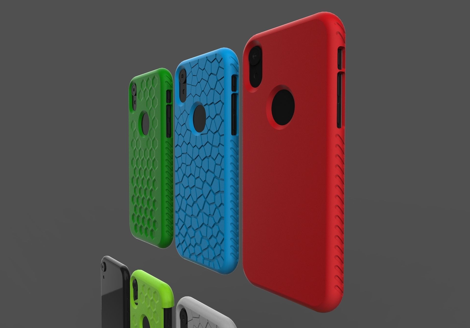 Cover for Iphone XR PLA or TPU print model 3D print model 3D print model_5