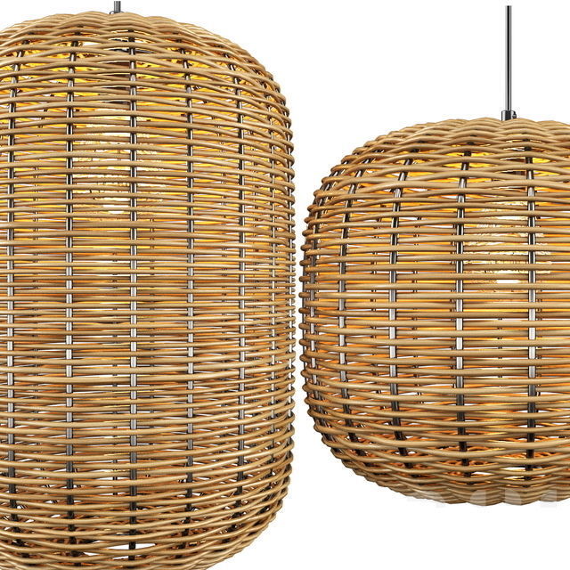 Zarahome ceiling lamp 3D model_3