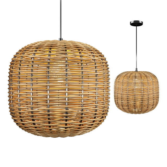 Zarahome ceiling lamp 3D model_2