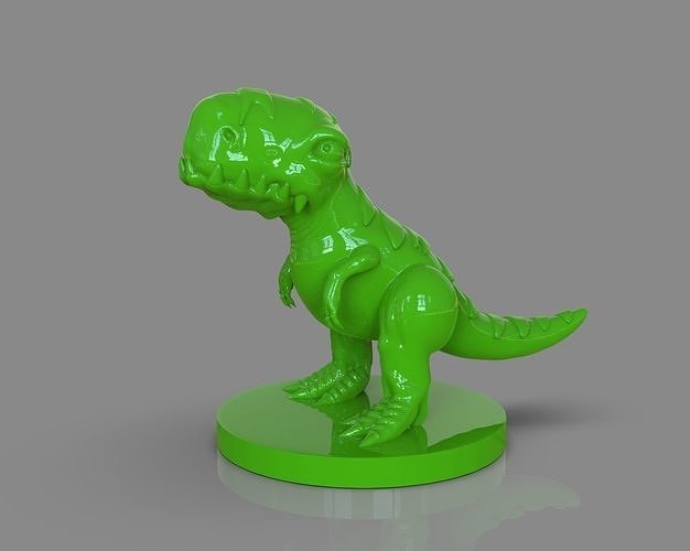 Stylized Dinosaur T Rex 3D print model