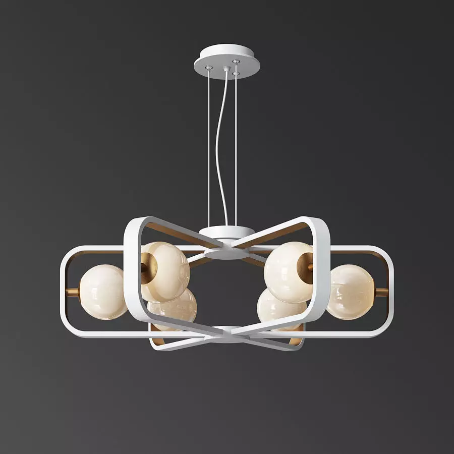 Maytoni Chandelier Suspension Light Avola Gold Modern 3D model