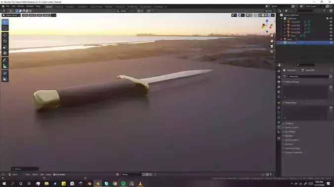 Pirate Knife Textured