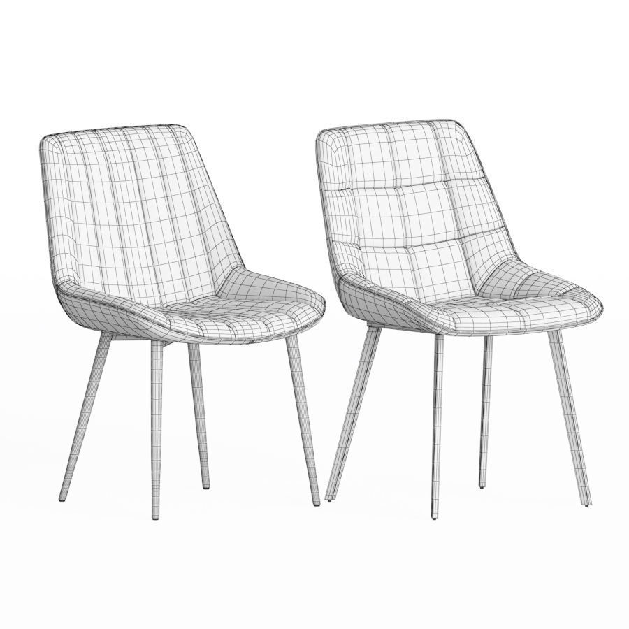 Adah and Anant Chair Set La Forma 3D model_4