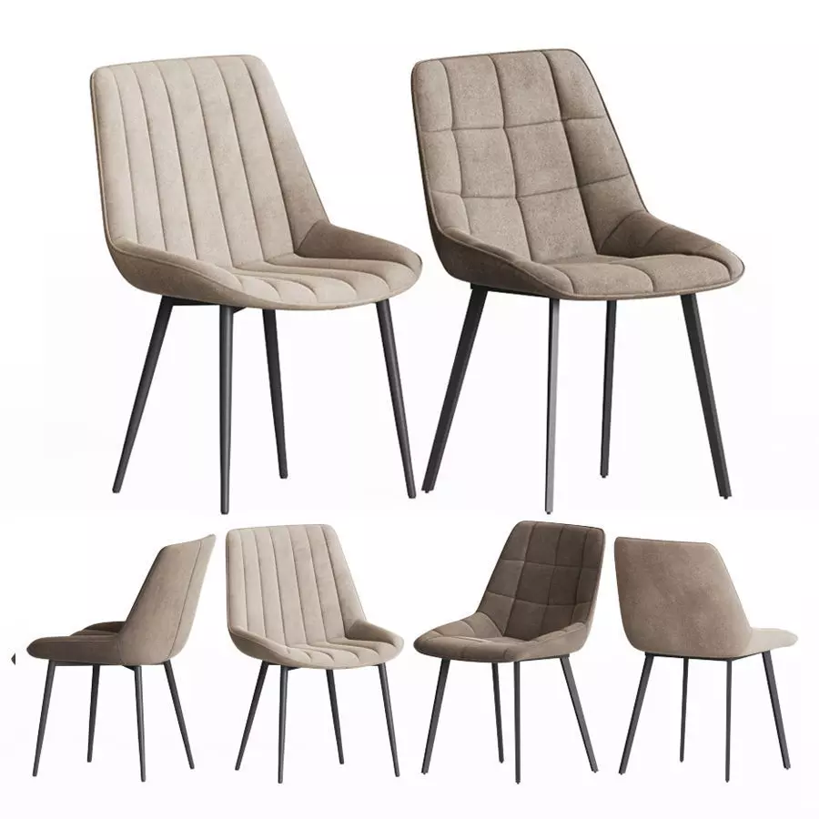 Adah and Anant Chair Set La Forma 3D model_0