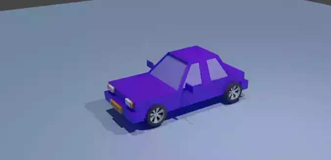 Low poly car