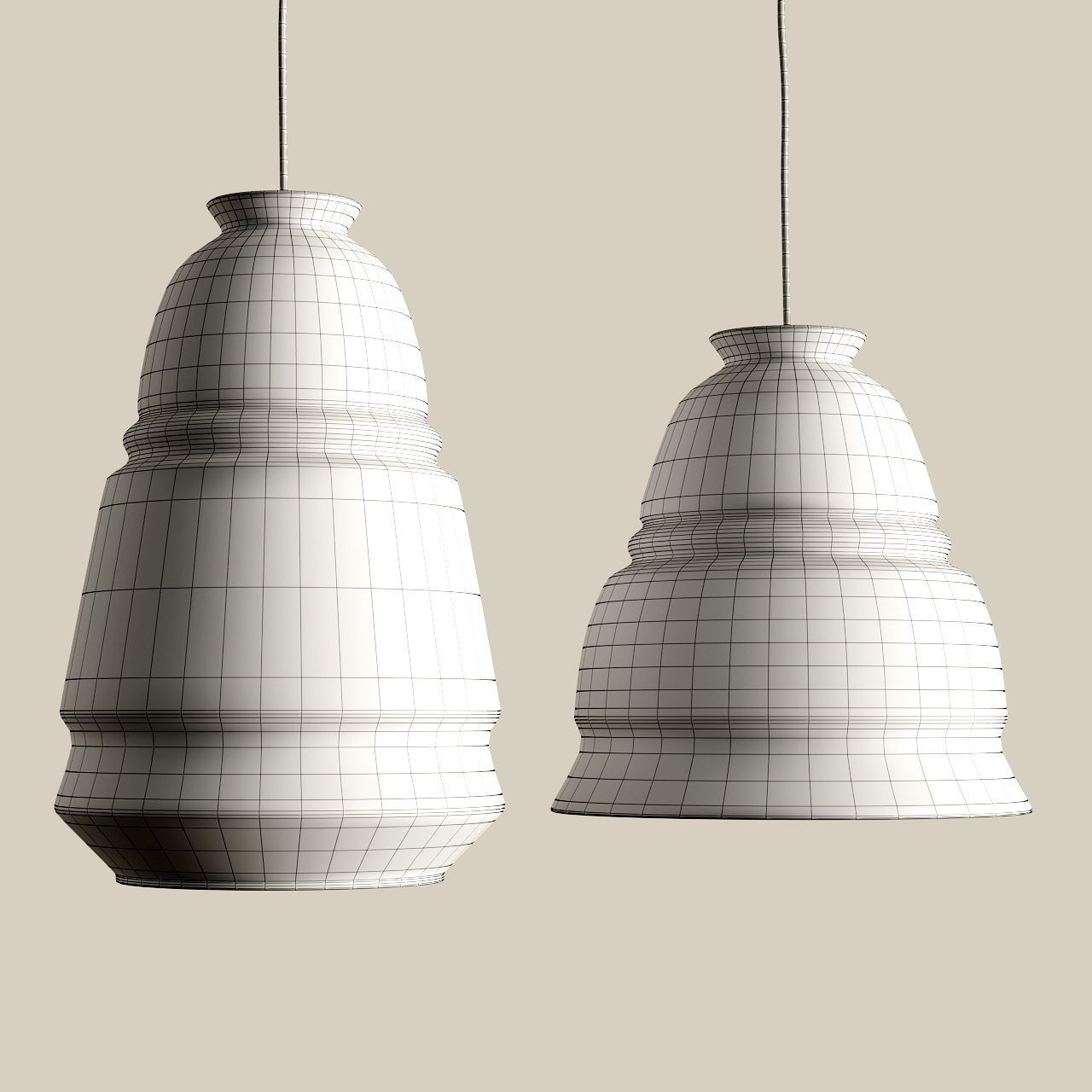 Zarahome lamp glass 3D model_4