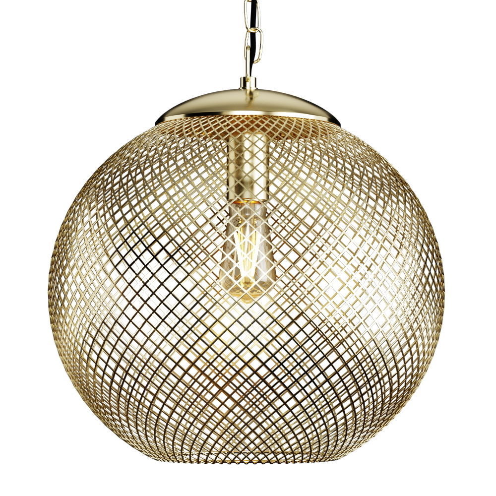Zarahome metal lamp 3D model_1