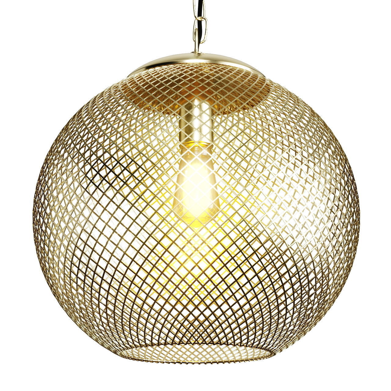 Zarahome metal lamp 3D model_2