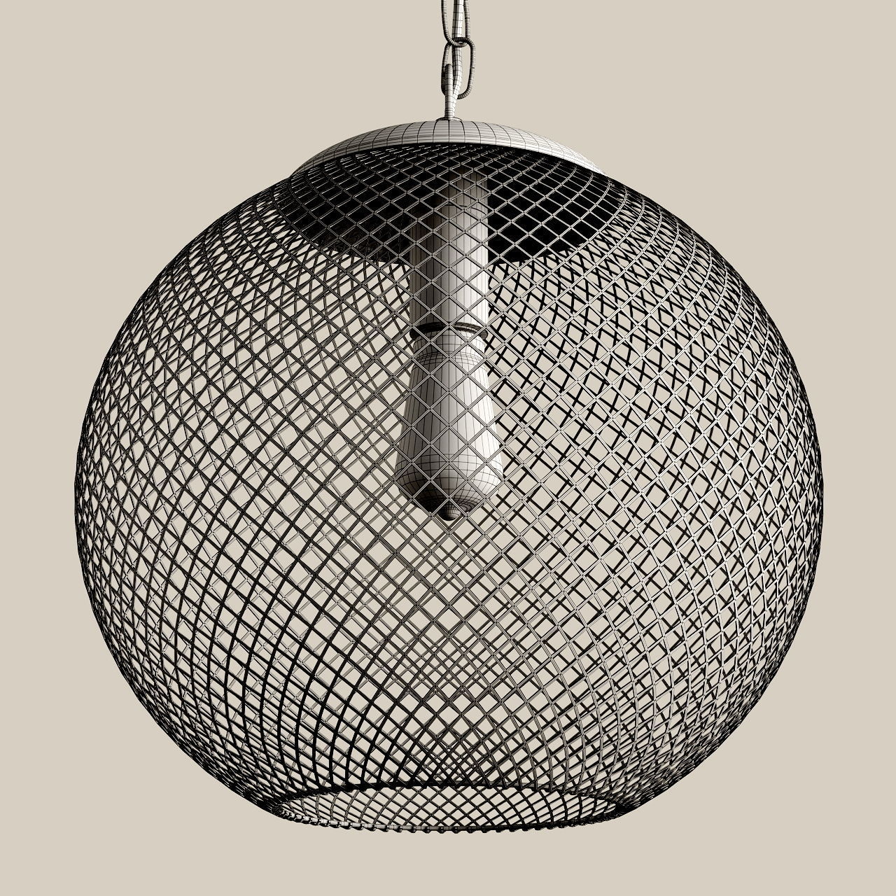 Zarahome metal lamp 3D model_7