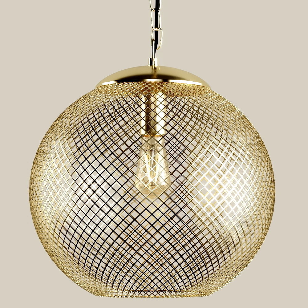 Zarahome metal lamp 3D model_4