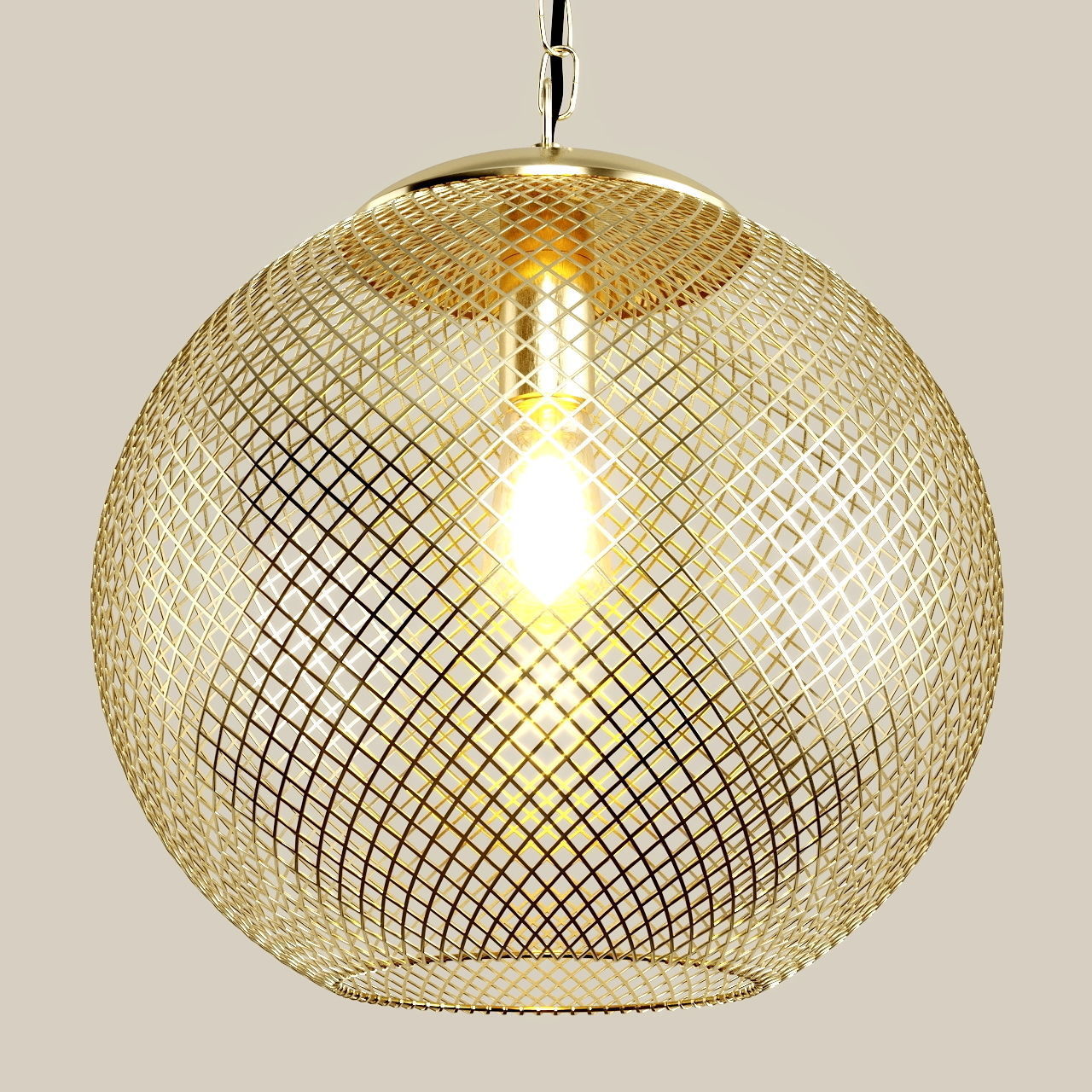 Zarahome metal lamp 3D model_5