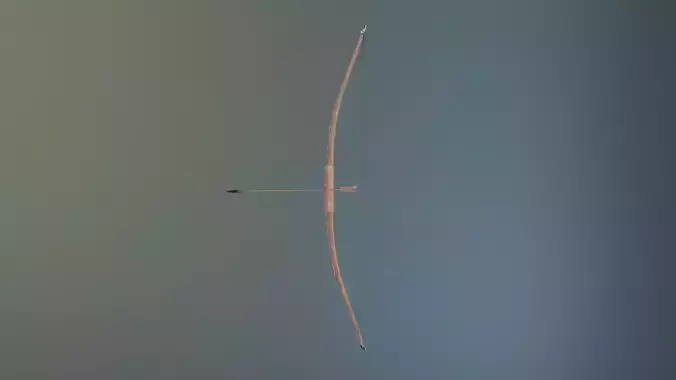 Low-poly Long Bow