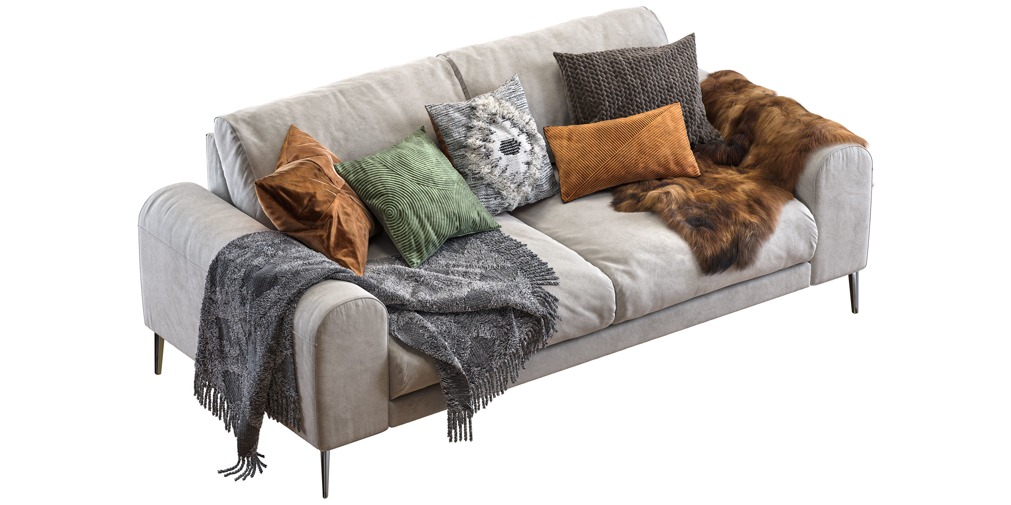 Joy sofa 200 cm 3D model_5