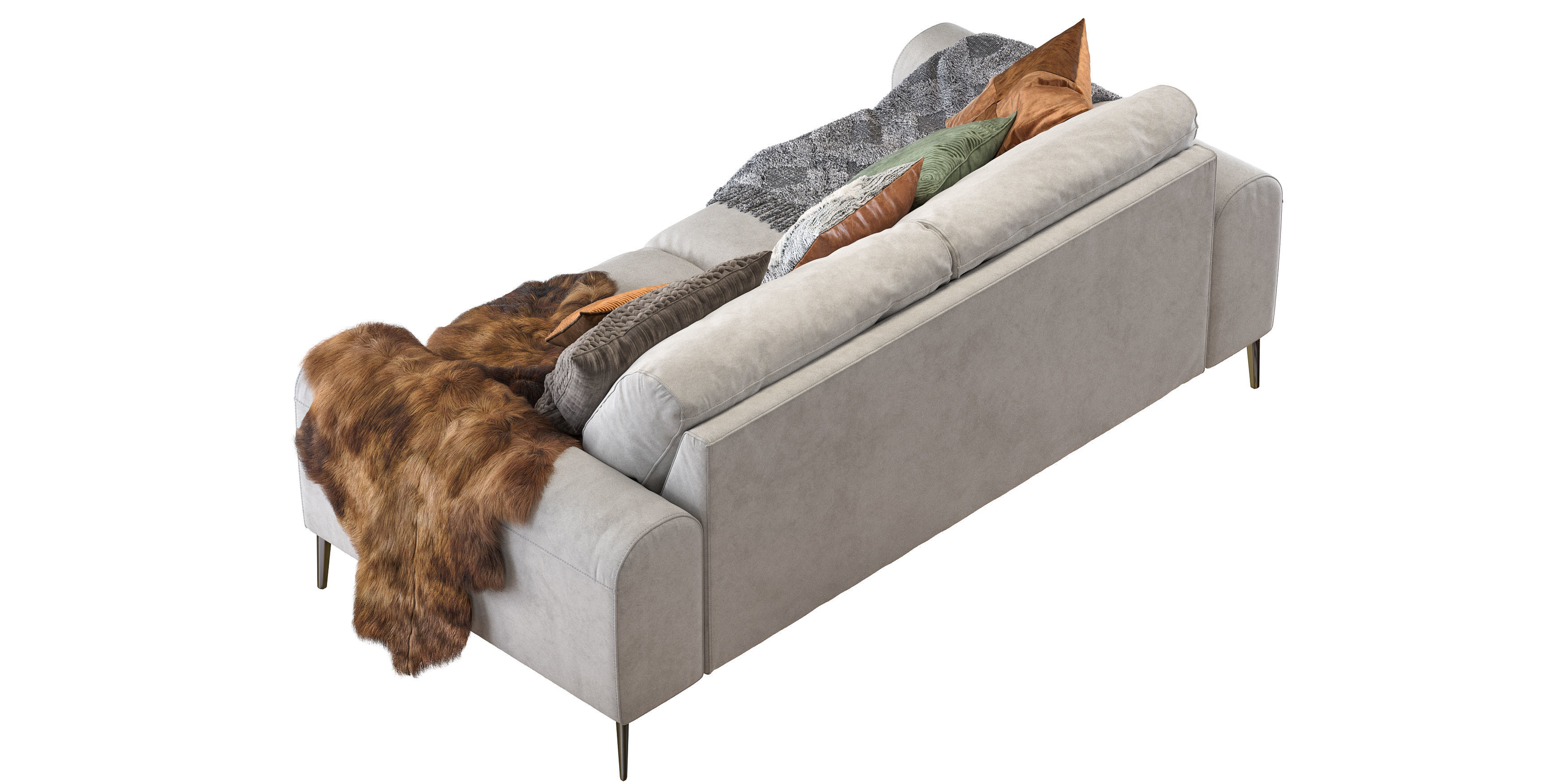 Joy sofa 200 cm 3D model_7