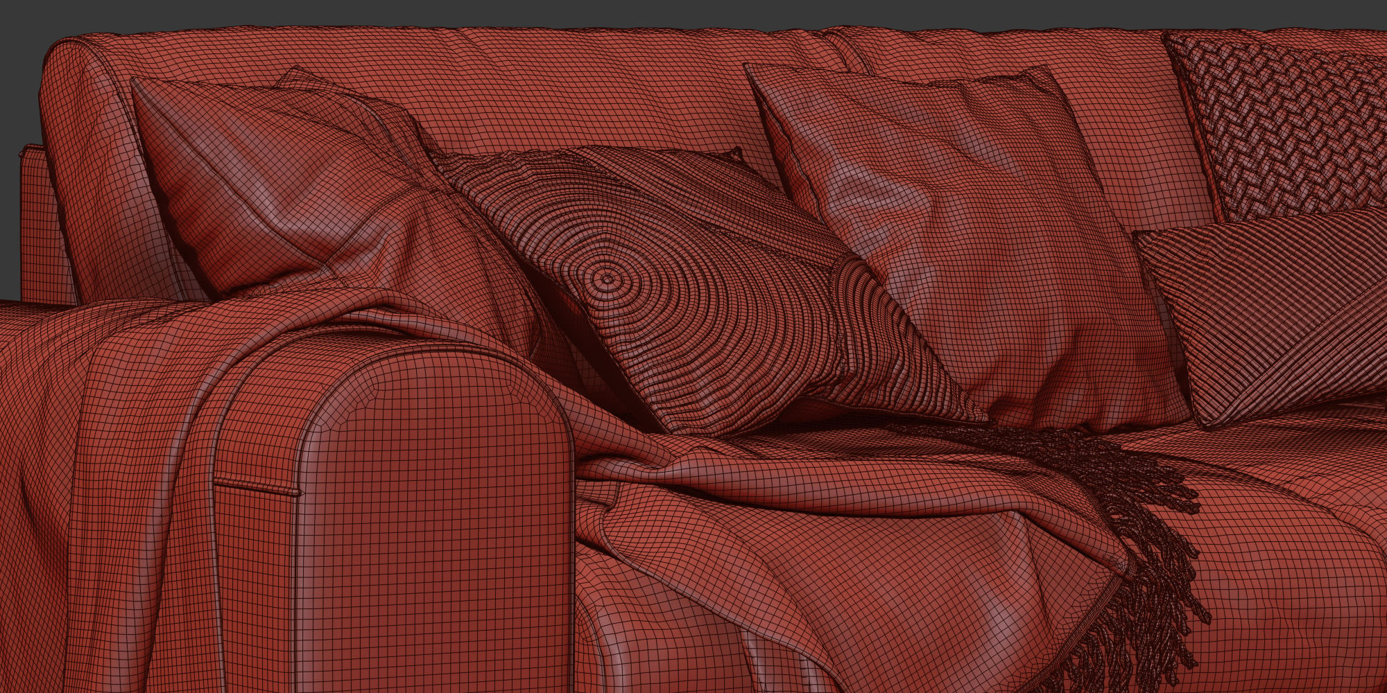 Joy sofa 200 cm 3D model_15