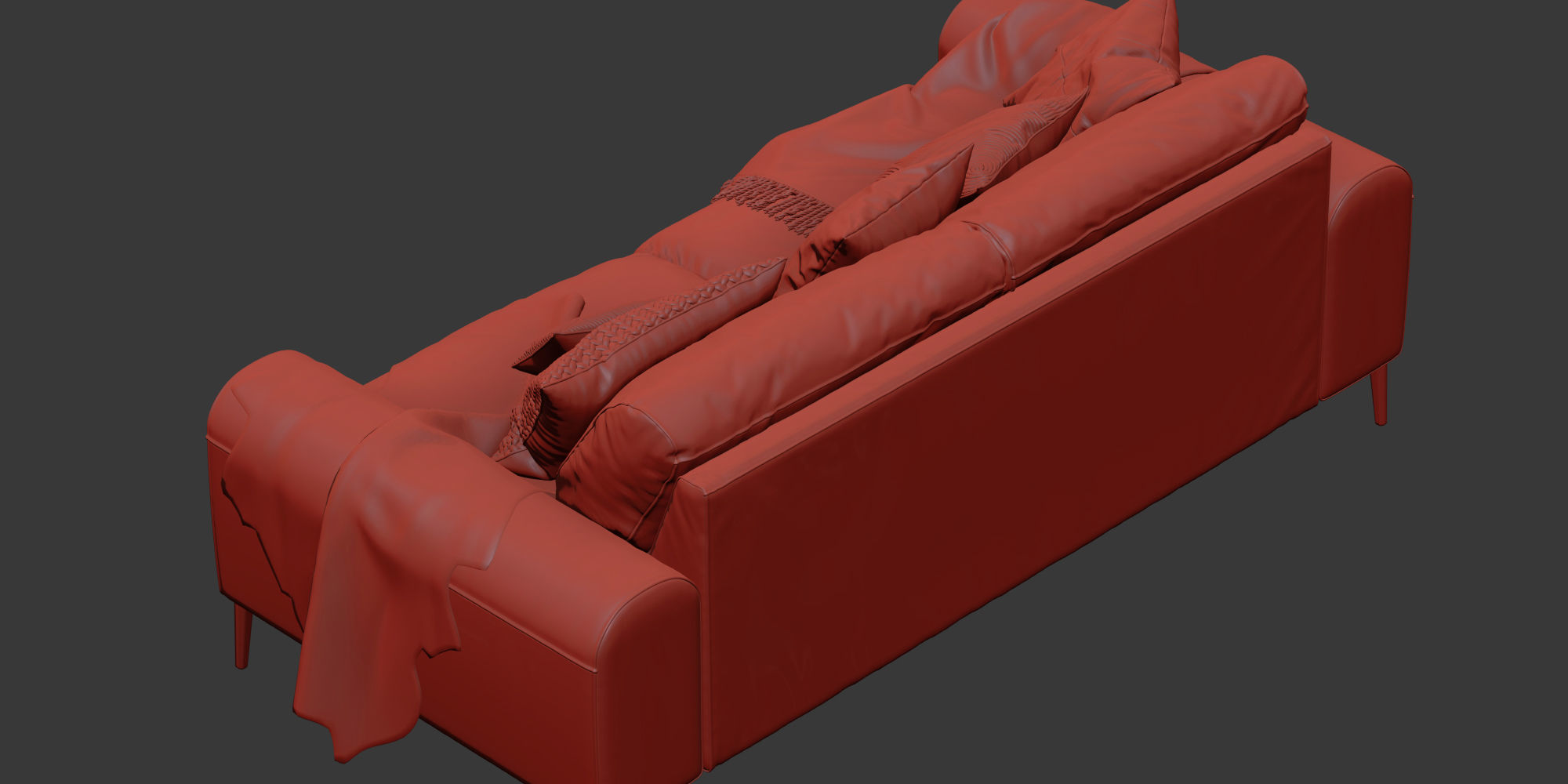 Joy sofa 200 cm 3D model_17
