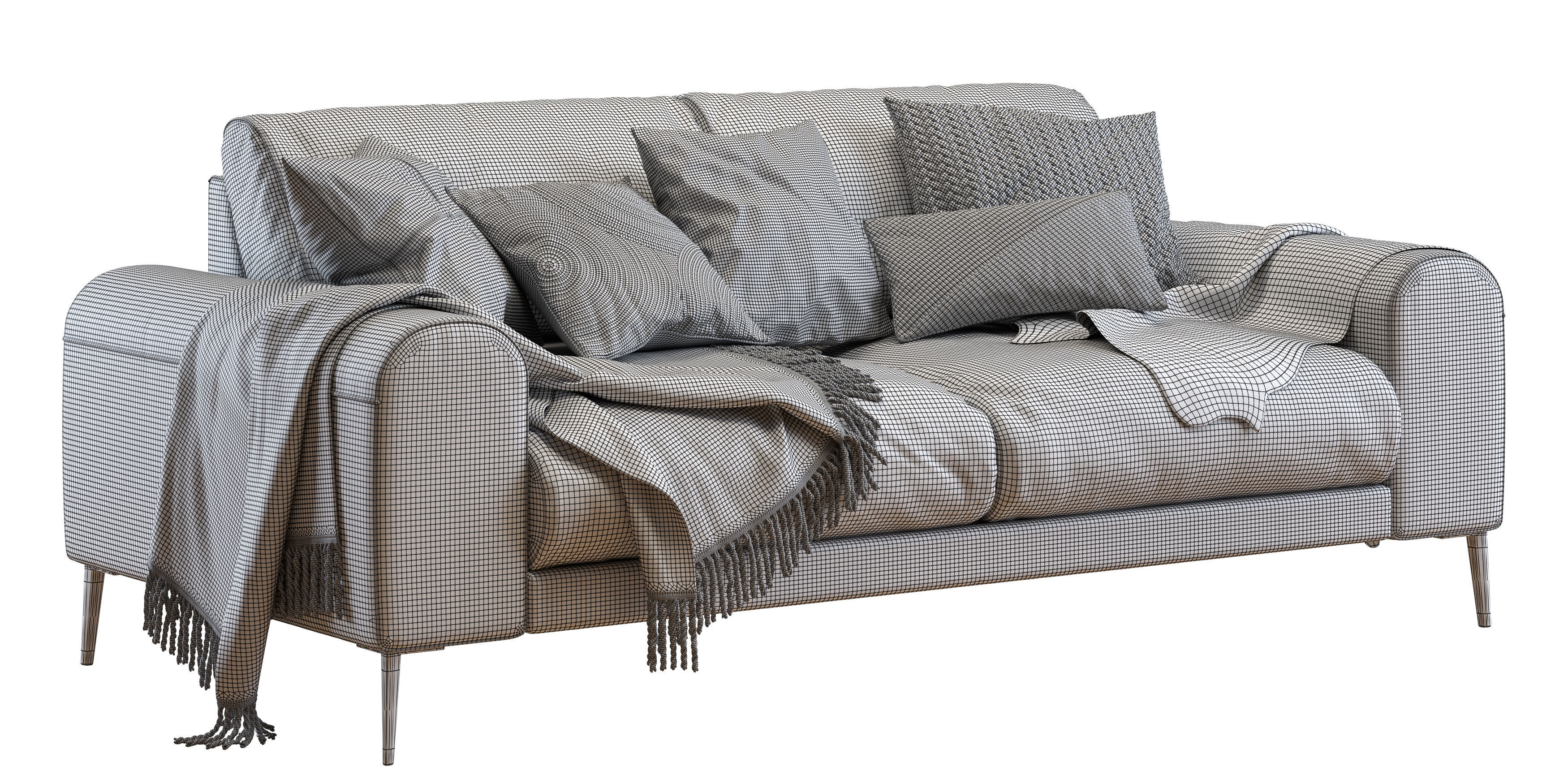 Joy sofa 200 cm 3D model_13