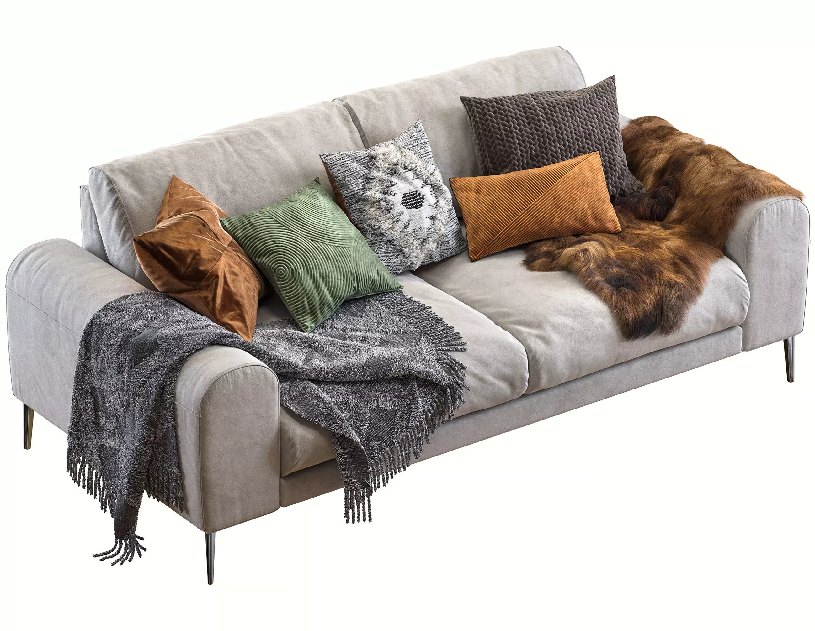 Joy sofa 200 cm 3D model_0