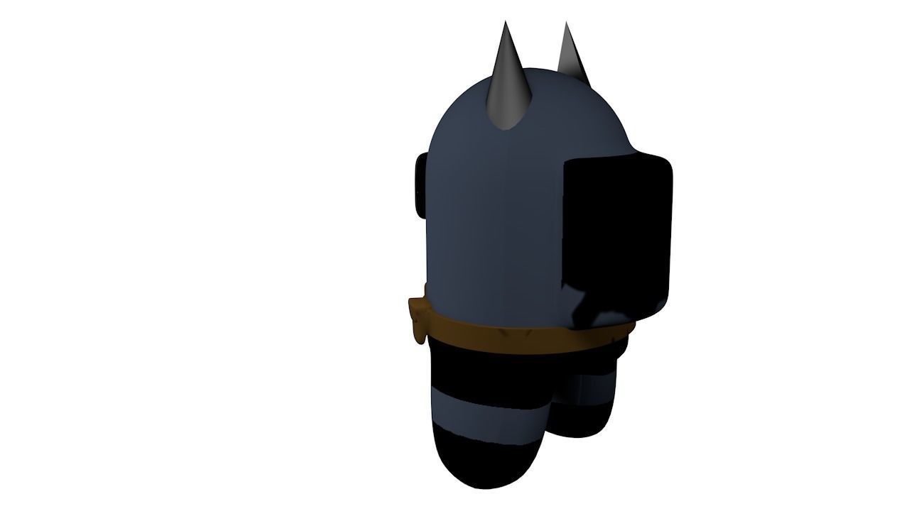  Batman vs Superman Among Us version Low-poly 3D model_6