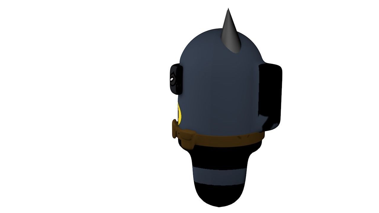  Batman vs Superman Among Us version Low-poly 3D model_5