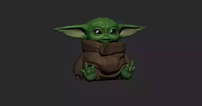 BABY Yoda Table Top Figure