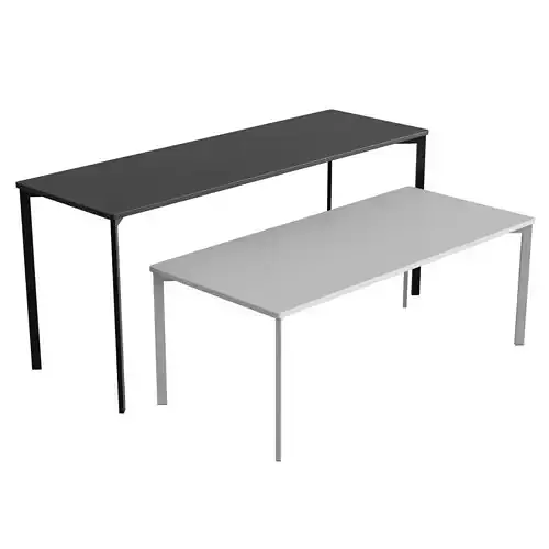 Y Table two tables with design 3D model