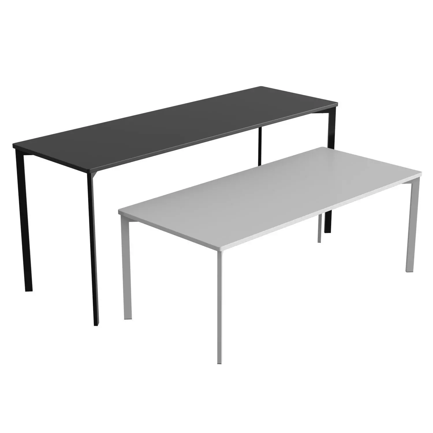 Y Table two tables with design 3D model_0