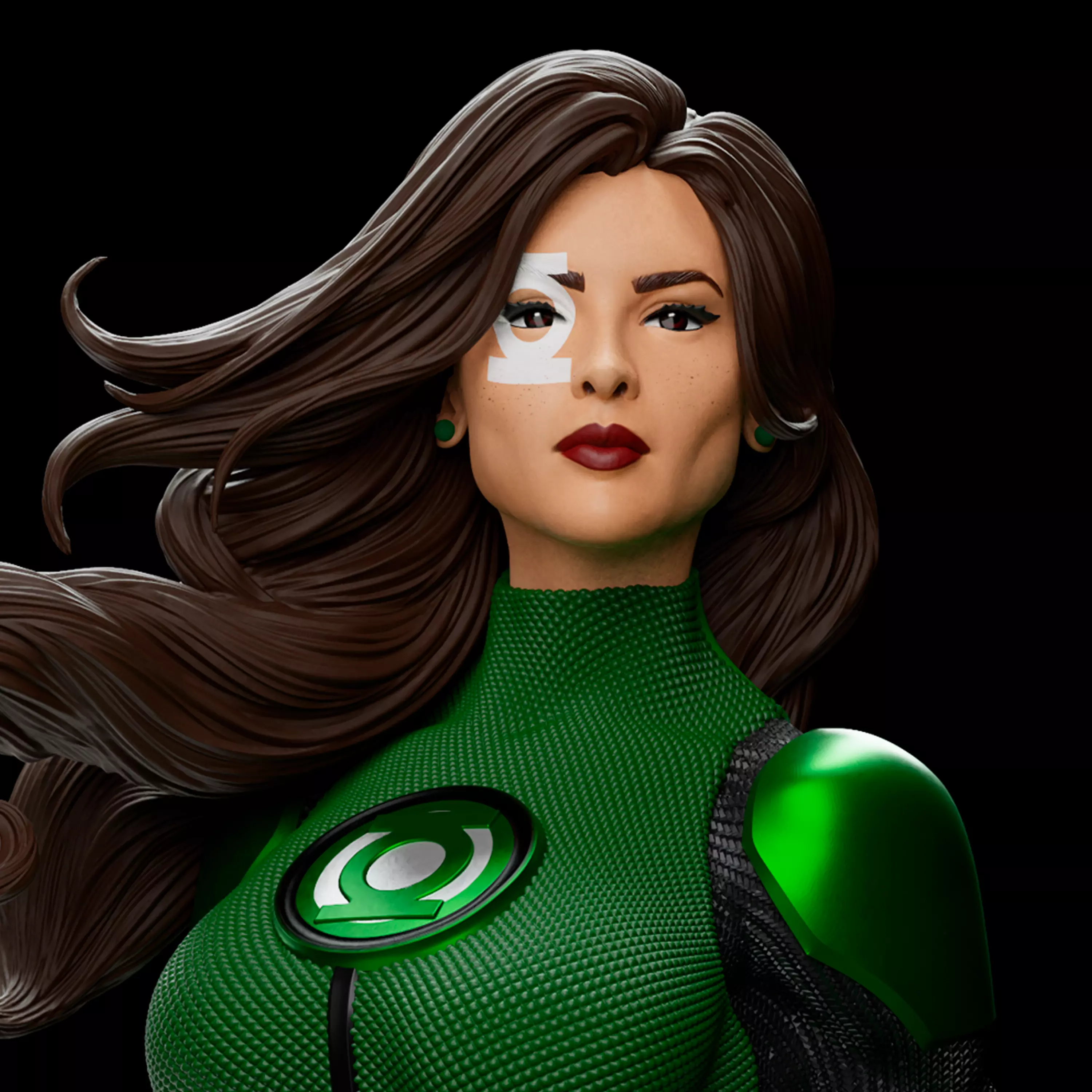 Green Lanter - Jessica Cruz 3D print model_0