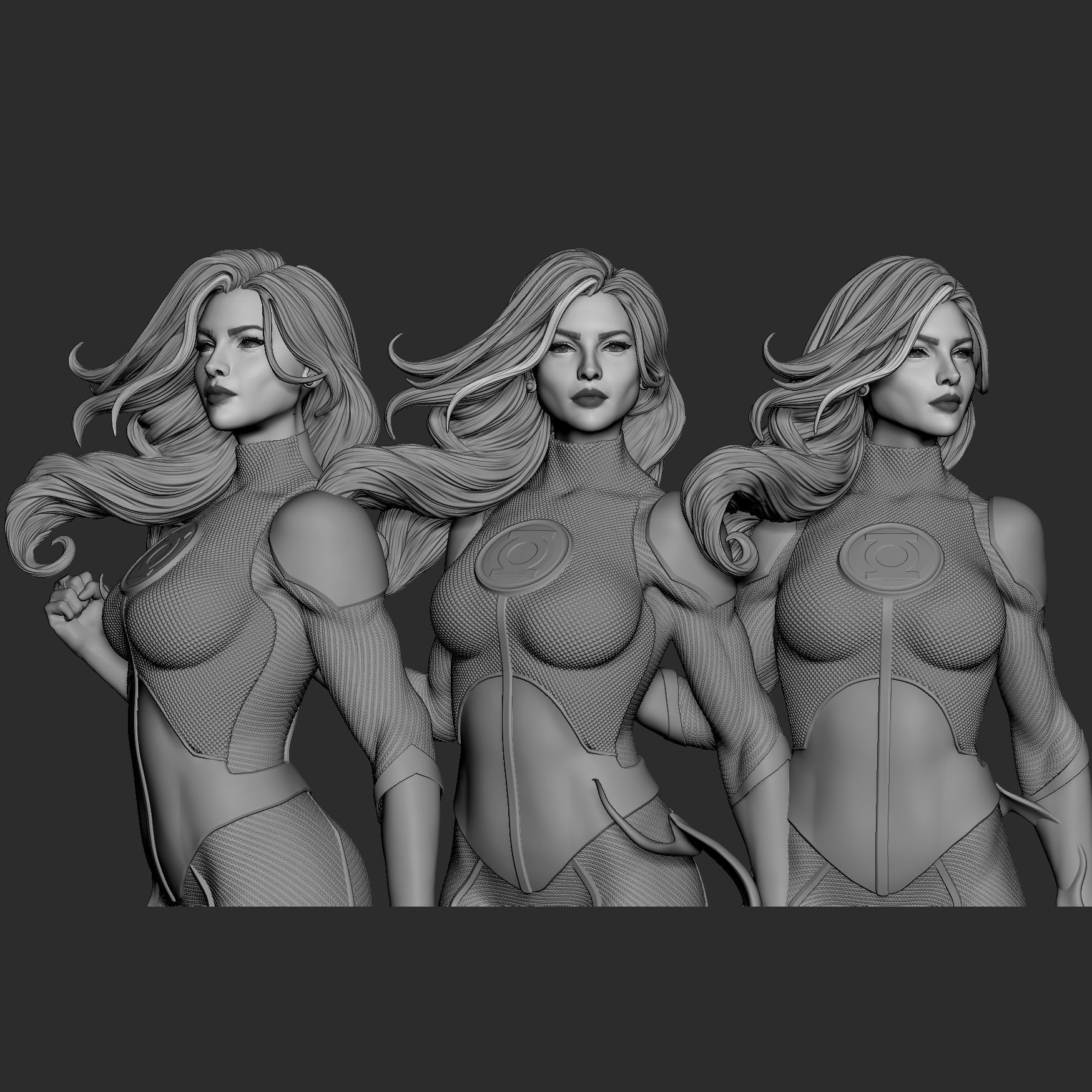 Green Lanter - Jessica Cruz 3D print model_5