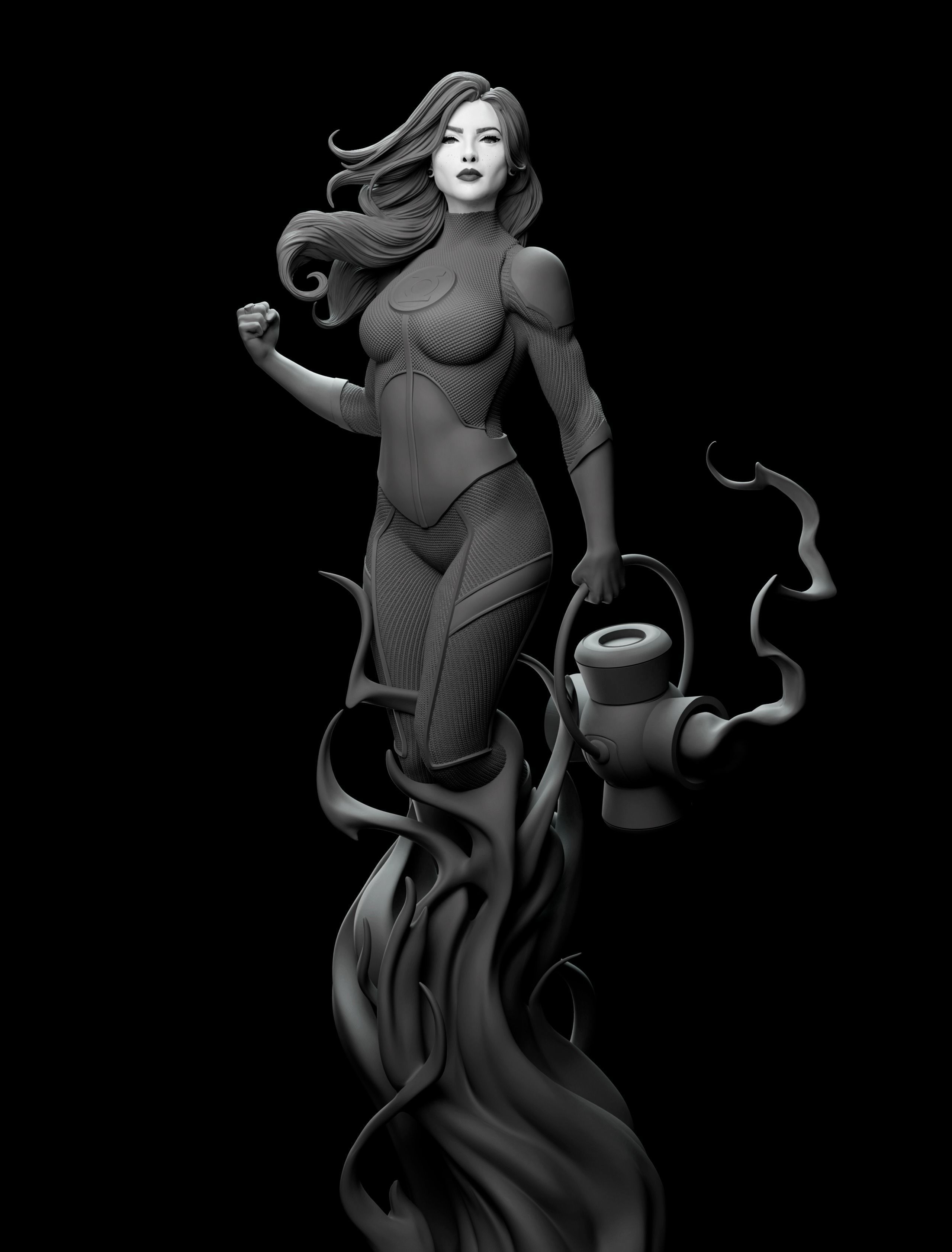 Green Lanter - Jessica Cruz 3D print model_3