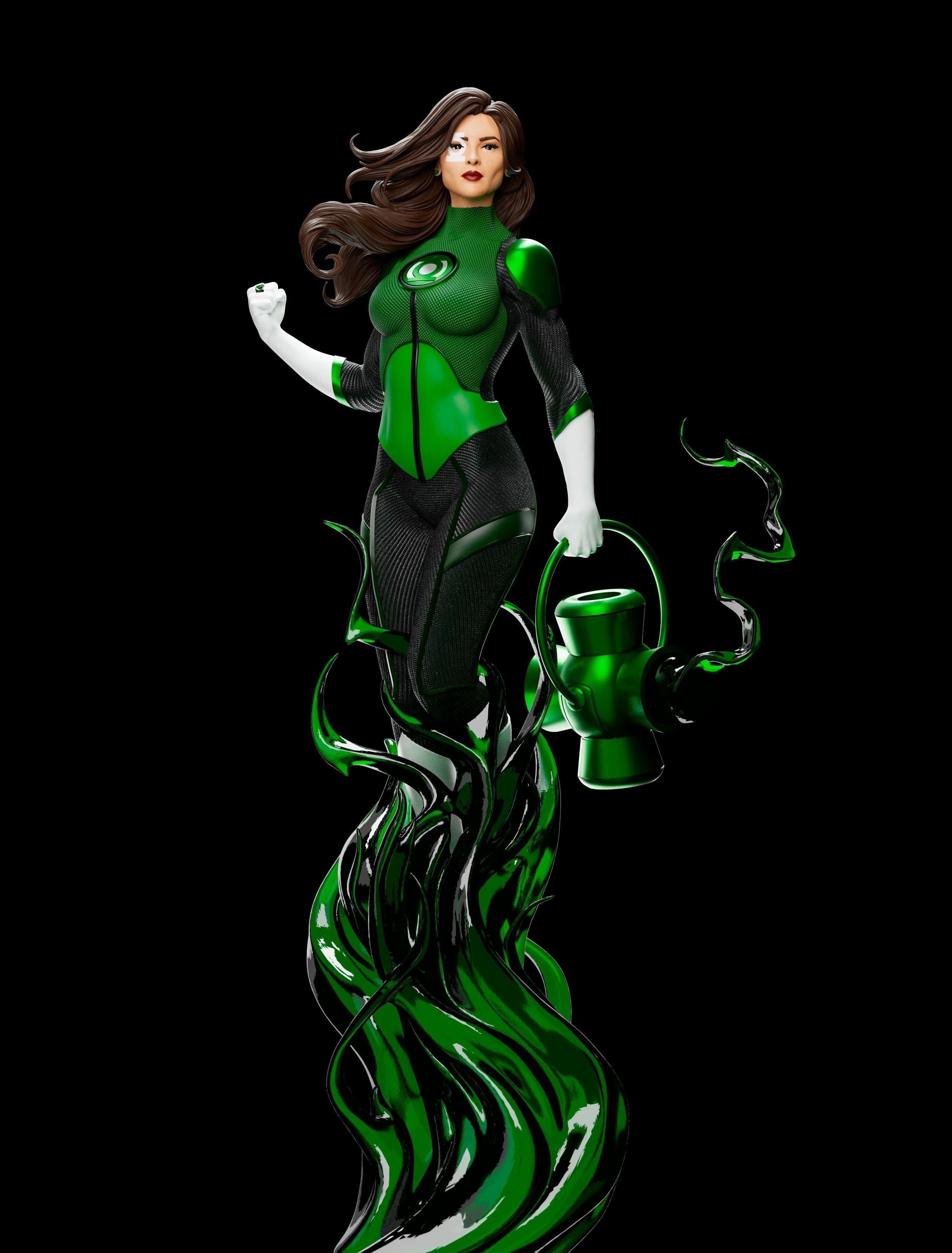 Green Lanter - Jessica Cruz 3D print model_1