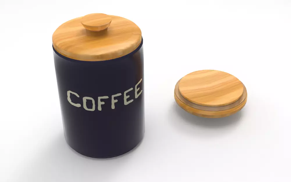 Coffee Bowl 3D Model Low-poly 3D model