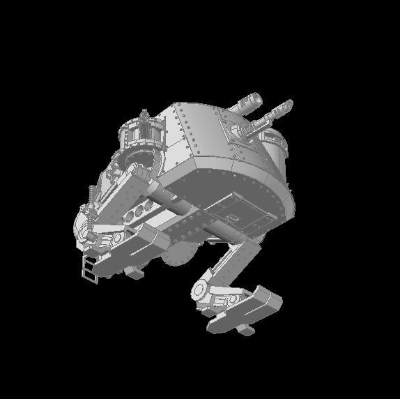 Battle Walker - 3D print model 3D print model_4