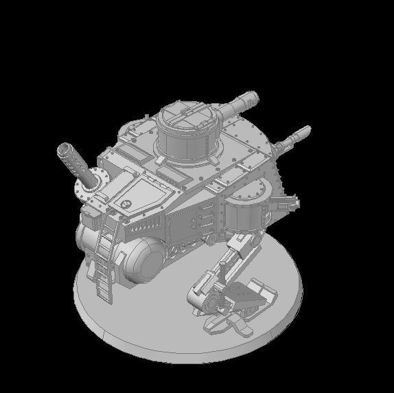 Battle Walker - 3D print model 3D print model_3