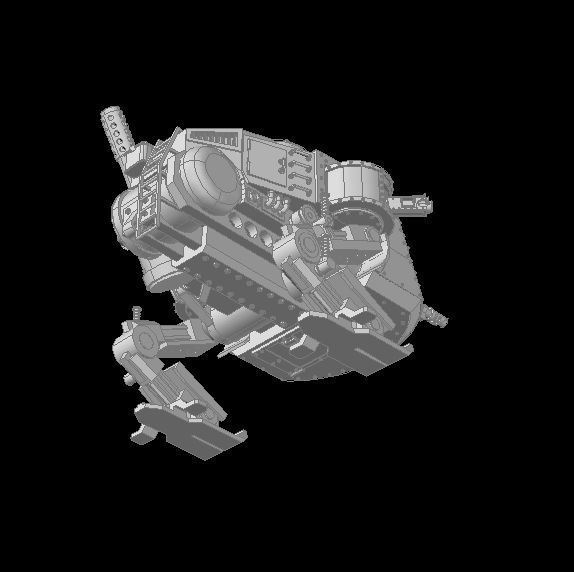 Battle Walker - 3D print model 3D print model_7