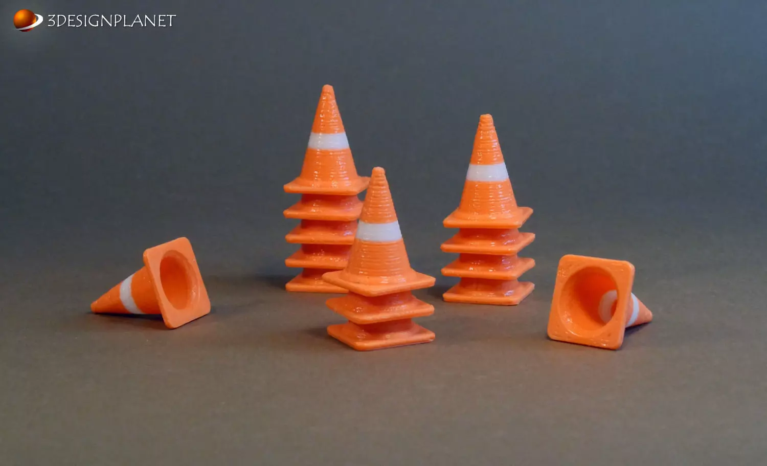 Traffic cone 3D print model_0