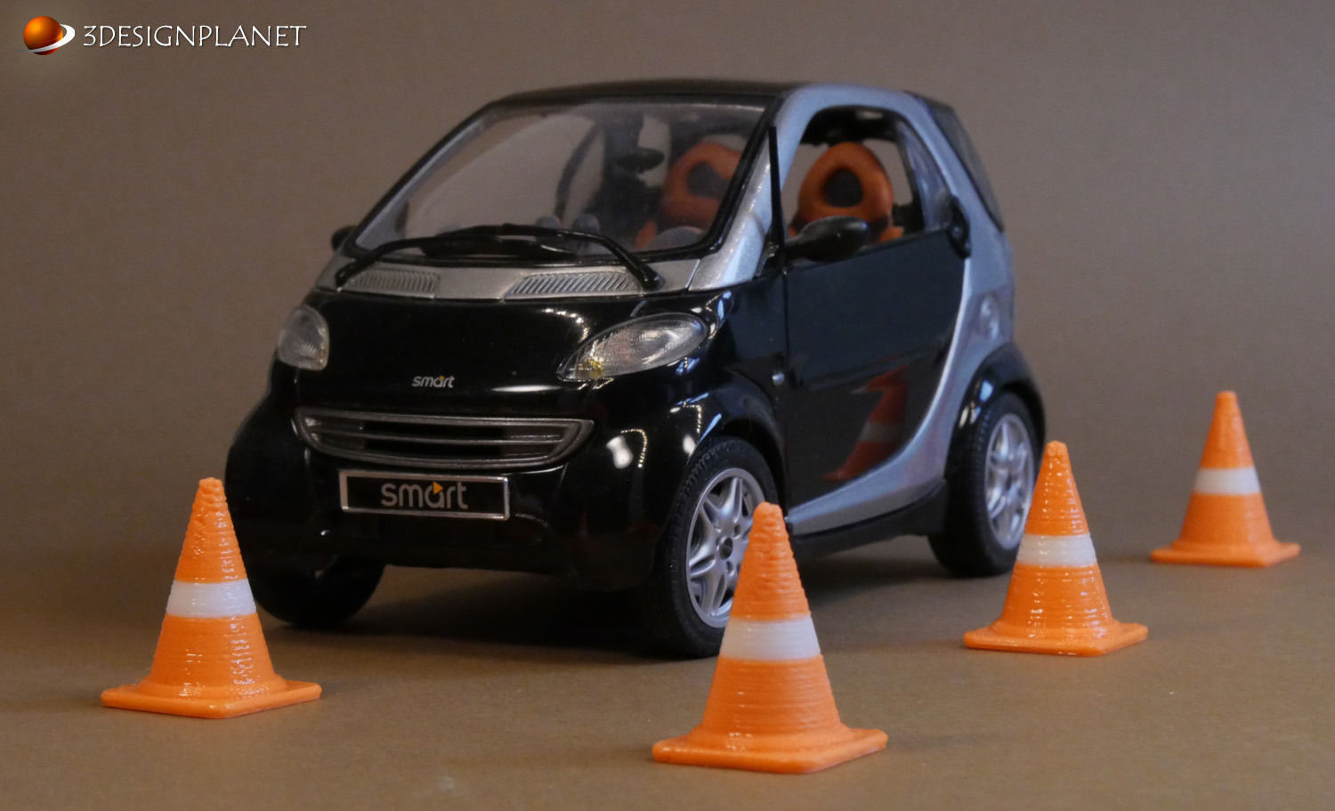 Traffic cone 3D print model_2