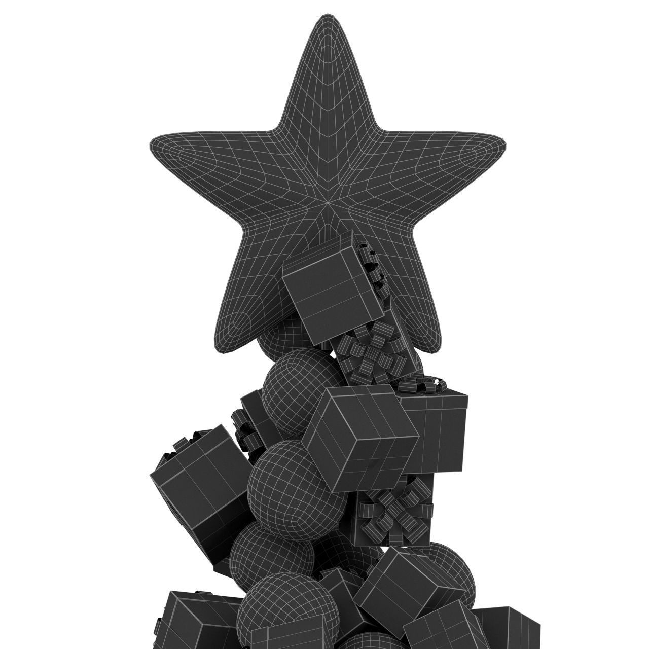 New YearTree 03  3D model_6