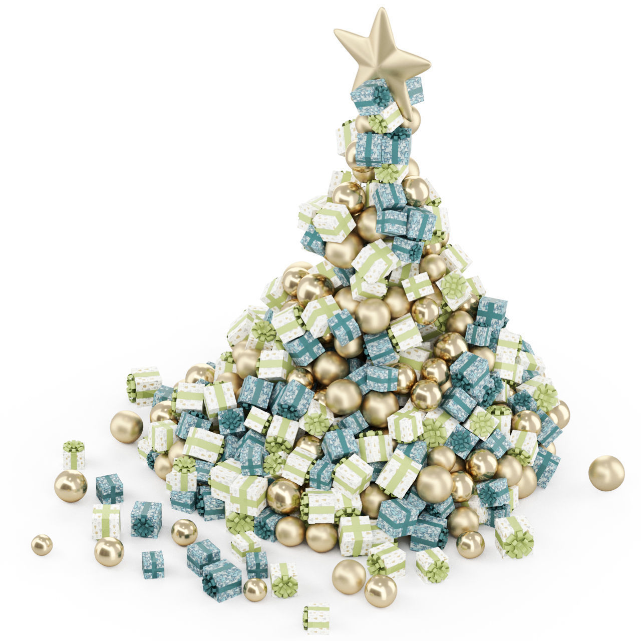 New YearTree 03  3D model_3