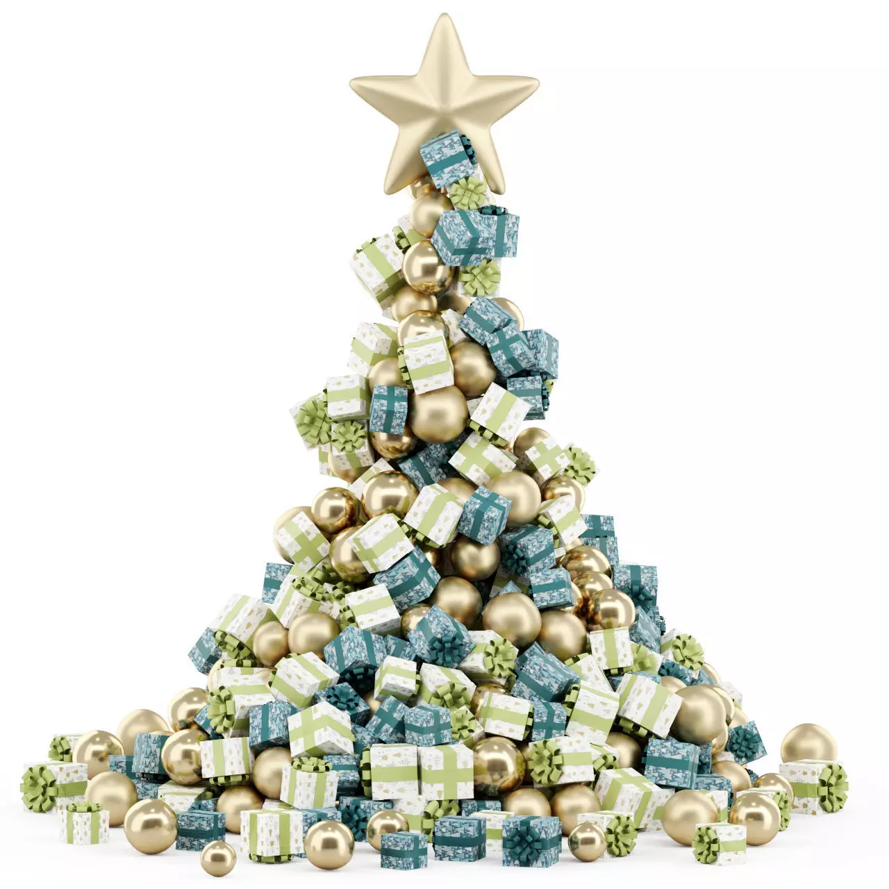 New YearTree 03  3D model_0