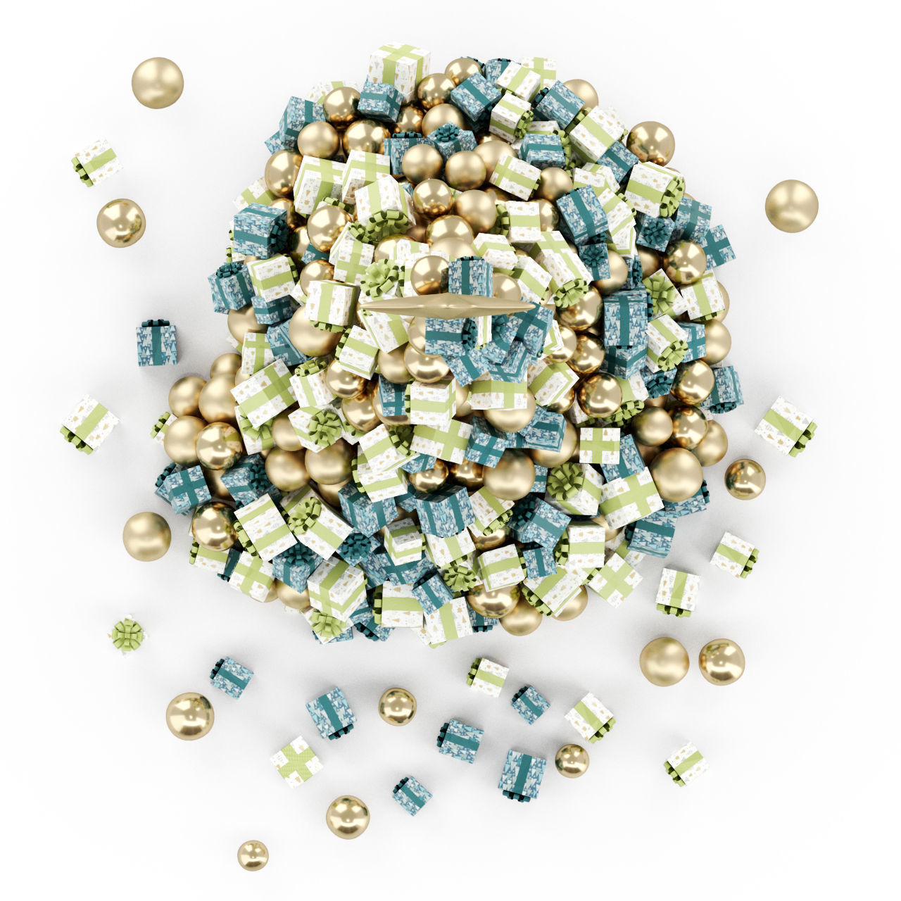 New YearTree 03  3D model_2