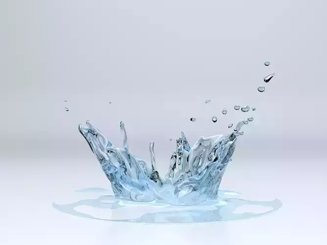 Crown splash water