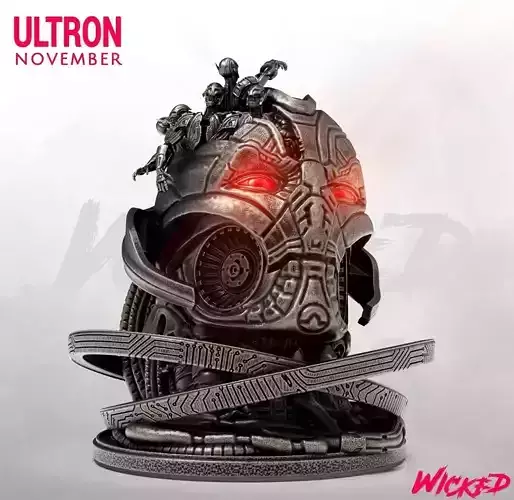 Wicked Marvel Ultron Bust STLs