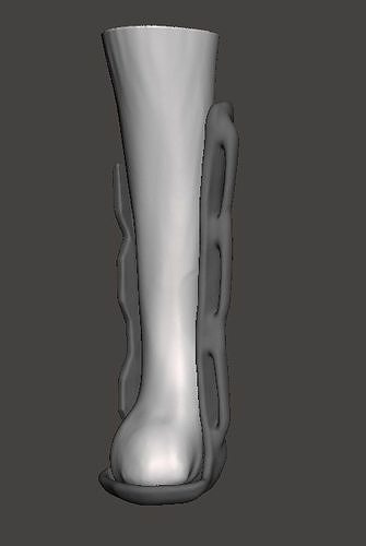 Cat left frontleg orthosis 3D model