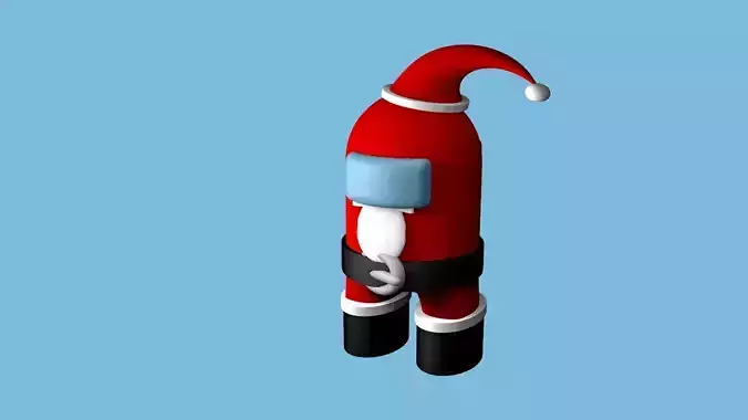Santa Among Us Low-poly 3D model