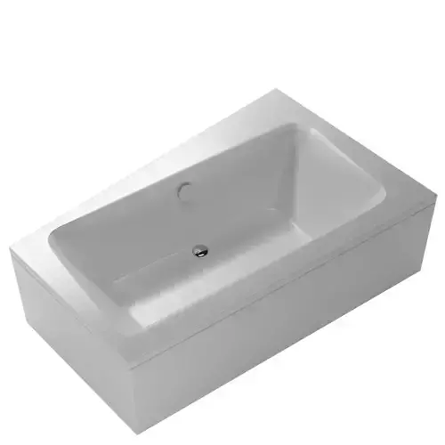 INFINITY ASSYMETRIC BATH 3D model