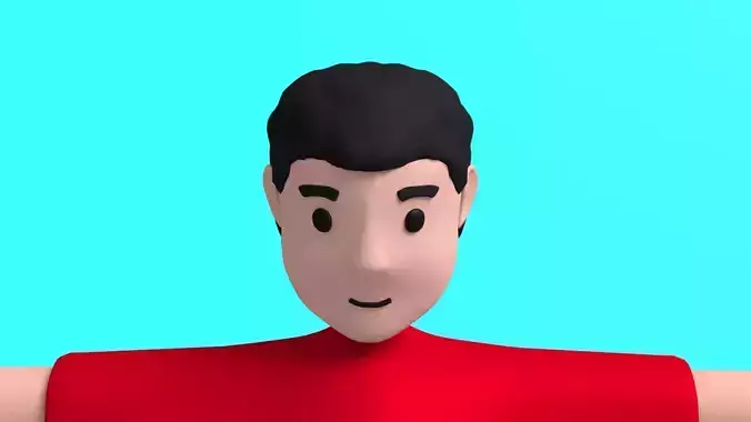 Cartoon Motion Character Man