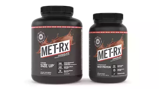 Protein Powder 3D model