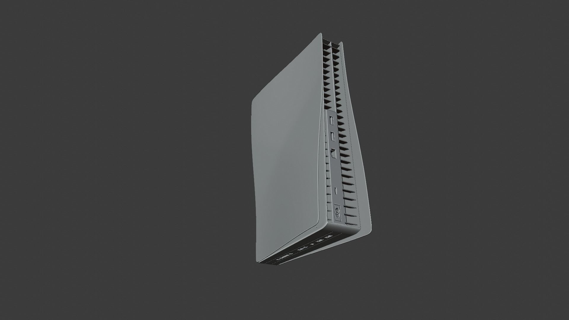 PS5 Console 3D model_4